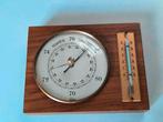 Vintage Scholz barometer en thermometer, Ophalen of Verzenden, Barometer