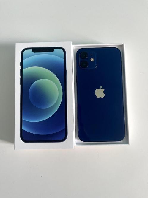 iPhone 12 64GB | Blauw | Batterij 88% | Incl. Doos & Oplader, Telecommunicatie, Mobiele telefoons | Apple iPhone, Zo goed als nieuw
