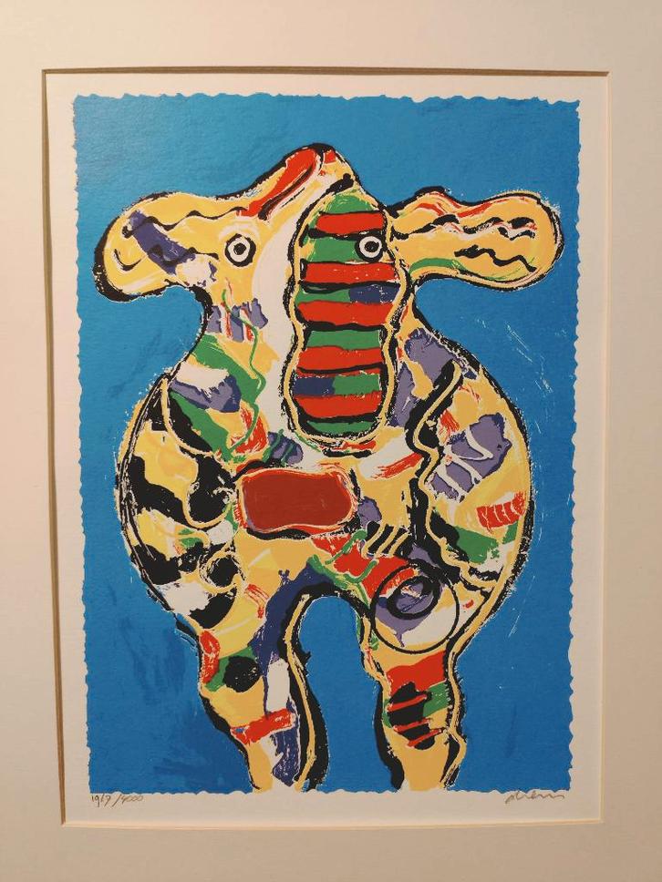 Peter Diem - Sérigraphie « Cow », Antiquités & Art, Art | Peinture | Moderne, Enlèvement