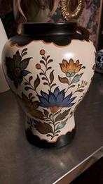 vase Flora Gouda made in holland, Antiek en Kunst, Antiek | Keramiek en Aardewerk, Ophalen