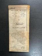 Militaire geografische kaart 42/1-2 Alleur - Liege 1975, Enlèvement ou Envoi