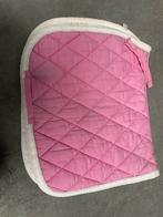 Zadeldoek BR Cob wit-roze, Ophalen of Verzenden, Gebruikt, Dekje