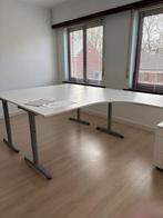 IKEA GALANT hoekbureau, bureau en ladeblok, Maison & Meubles, Enlèvement, Réglable en hauteur, Comme neuf, Bureau