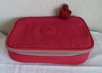 Kipling très gd plumier 100 pens fuchsia et saumon + singe, Enlèvement ou Envoi, Utilisé