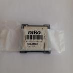 Niko 100-60005 - Afwerkingsset met lens enkelv. schak. cream, Ophalen of Verzenden, Nieuw