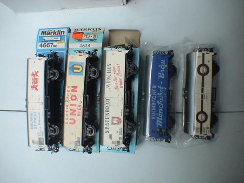 Märklin lot diverse koelwagens, Hobby en Vrije tijd, Modeltreinen | H0, Gebruikt, Wagon, Wisselstroom, Märklin, Ophalen of Verzenden