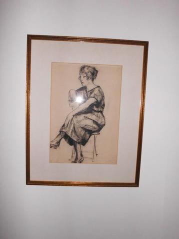 Tekening Jacques Bergmans beschikbaar voor biedingen