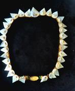 collier très ancien en nacre des année 30, Bijoux, Sacs & Beauté, Bijoux anciens, Enlèvement ou Envoi, Autres matériaux, Collier