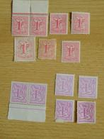 7 + 6 timbres Lion Héraldique 1 F, Timbres & Monnaies, Enlèvement ou Envoi, Non oblitéré