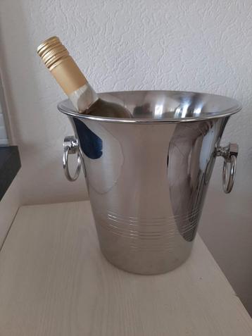 seau a champagne GUY DEGRENNE  inox 18/10 état neuf, Enlèvement ou Envoi, Comme neuf