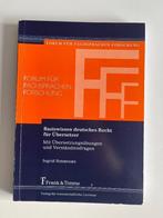 Boek Basiswissen deutsches Recht für Übersetzer Ingrid Simon, Boeken, Taal | Duits, Nieuw, Ingrid Simmonnaes, Non-fictie, Ophalen of Verzenden