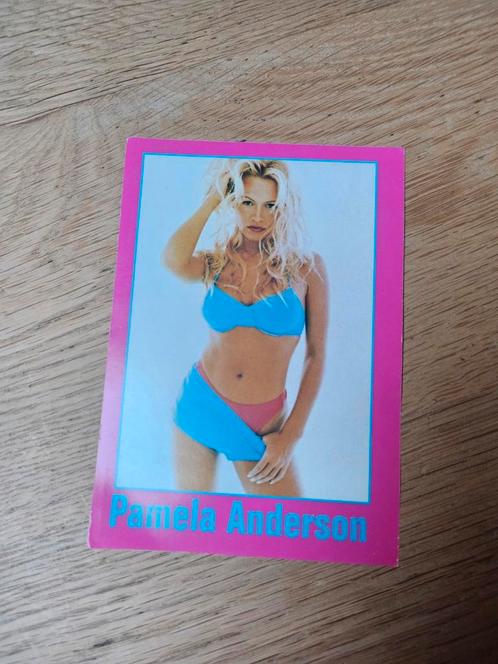Pamela Anderson tijdschriftbriefkaart, Verzamelen, Muziek, Artiesten en Beroemdheden, Zo goed als nieuw, Ophalen of Verzenden