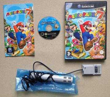 Mario Party 7 + Microfoon voor de Nintendo GameCube Compleet disponible aux enchères