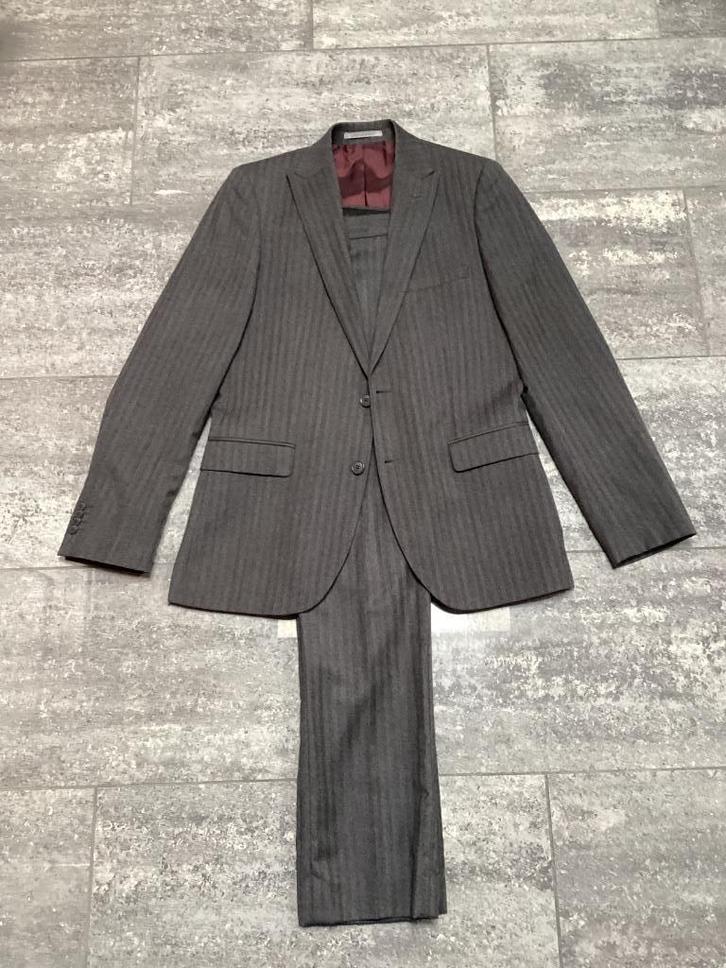 Kostuum Dansaert Black 48, Kleding | Heren, Kostuums en vesten, Gedragen, Maat 48/50 (M), Grijs, Ophalen of Verzenden