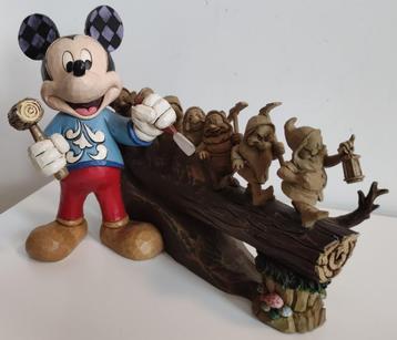 Jim Shore Traditions beeld Mickey en dwergen beschikbaar voor biedingen
