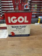 oude lege oliekan igol 519 block fluid haan, Verzenden, Gebruikt, Overige typen