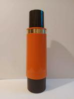 Vintage oranje serveerbord en thermoskan, 1970s, Enlèvement ou Envoi, Rond, Comme neuf, Synthétique