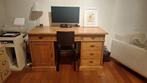 Mooie geloogde grenen bureau..1m50 op 70 op 80cm hoog, Enlèvement, Comme neuf