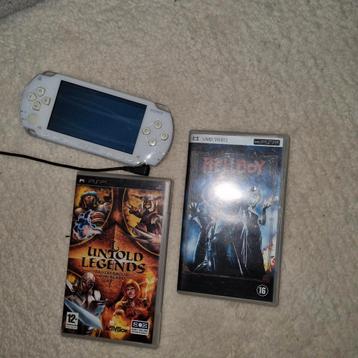PSP avec 2 jeux 