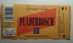 Bieretiket Br. De Dreef (Pulderbosch), Ophalen of Verzenden, Gebruikt