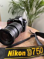 Nikon D750 met Nikkor AF-S 24-120mm f/4.0 G ED VR Nano, Audio, Tv en Foto, Zo goed als nieuw, Zoom, Ophalen