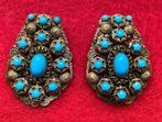 Paire de Boucles d'Oreilles Vintage en Clip, Bijoux, Sacs & Beauté, Bijoux anciens, Enlèvement ou Envoi, Autres matériaux, Boucles d'oreilles