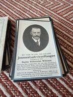 Lot 175 Doodsprenten Poppel, Verzamelen, Bidprentjes en Rouwkaarten, Ophalen