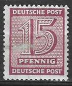 Duitsland West Saxen 1945 - Yvert 14 - 15 Pf. (PF), Verzenden, Postfris