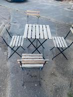 Tuinset ikea, Tuin en Terras, 4 zitplaatsen, Gebruikt, Eettafel, Hardhout