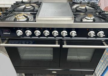 Boretti gasfornuis met dubbele oven,100cm beschikbaar voor biedingen