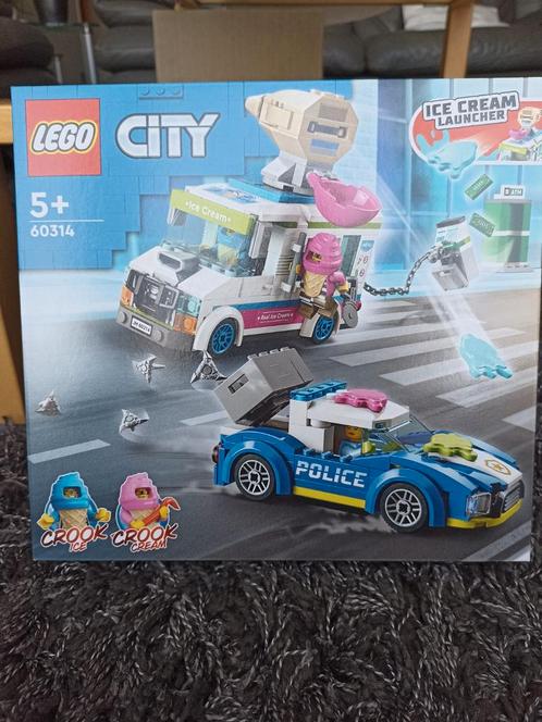 Lego City 60314 Ijscowagen politieachtervolging, Kinderen en Baby's, Speelgoed | Duplo en Lego, Nieuw, Lego, Ophalen of Verzenden