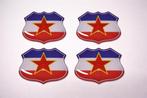 3D Joegoslavië gel vlag stickers UV-bestendig, Envoi, Neuf, Autres types