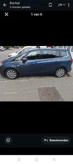 Opel Zafira Tourer, Auto's, Opel, Blauw, Leder en Stof, 7 zetels, Parkeersensor