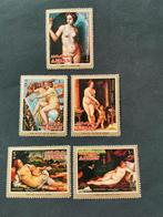 Ajman 1971 - schilderkunst, Venus, naakt, Ophalen of Verzenden, Gestempeld