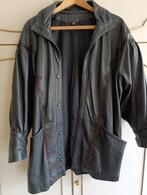 Veste en cuir pour dames noir et marron. Taille 38., Enlèvement, Porté, Taille 38/40 (M), Noir