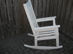Schommelstoel, Huis en Inrichting, Stoelen, Ophalen, Gebruikt, Wit, Eén