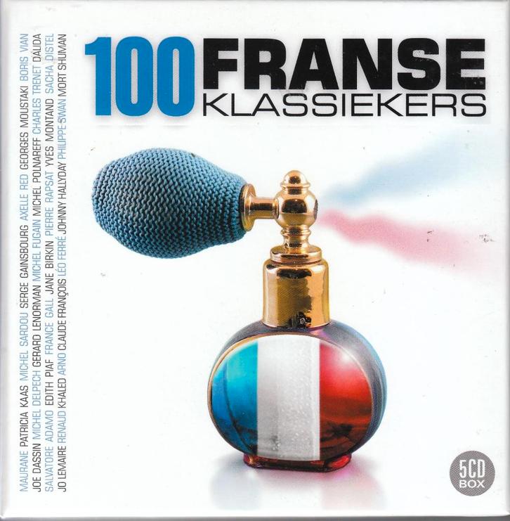 100 Franse klassiekers op 5 cd's, CD & DVD, CD | Compilations, Pop, Envoi
