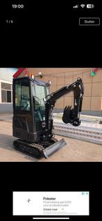 Graafmachine 1.2 ton met cabine, Zakelijke goederen, Machines en Bouw | Kranen en Graafmachines, Ophalen of Verzenden, Graafmachine