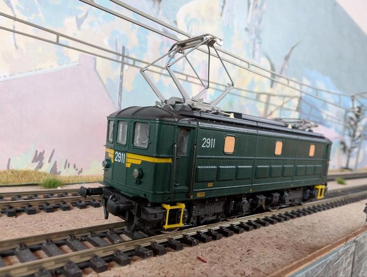 NMBS SNCB Roco 04192A | HLE 2911 | DC Analoog, Hobby en Vrije tijd, Modeltreinen | H0, Gebruikt, Locomotief, Gelijkstroom, Roco