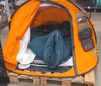 QUECHUA 2 SEC. TENT 3 PERSONEN - SPECIAL EDITION ORANJE/ROOD, Caravans en Kamperen, Tenten, Ophalen of Verzenden, Zo goed als nieuw