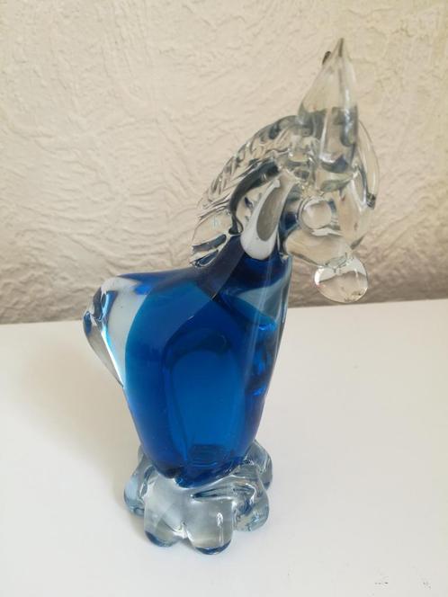 Petit cheval en verre de Murano, Antiek en Kunst, Antiek | Glaswerk en Kristal, Ophalen of Verzenden