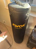 Kwon standaard zwarte bokszak van imitatieleer, Sport en Fitness, Ophalen, Zo goed als nieuw