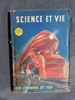 Magazines Science et Vie trains chemin de fer 1952 SNCB, Collections, Livre ou Revue, Utilisé, Enlèvement ou Envoi, Train