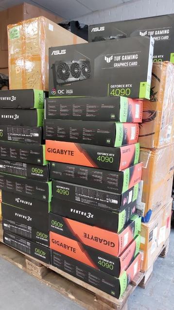 Wholesale – 90x Non-Functional RTX 4090 Graphics Cards – MSI, Enlèvement ou Envoi, Utilisé