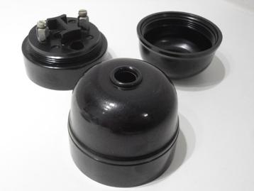 Vintage bakelieten plafondaansluitpunt.  beschikbaar voor biedingen