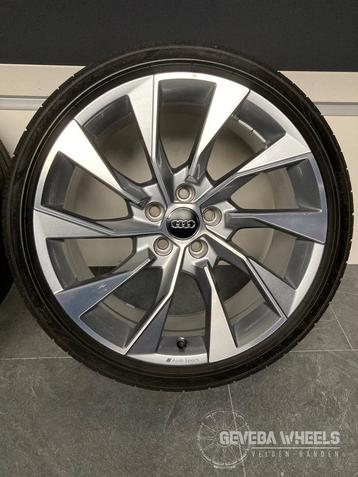 19” originele Audi A4 B8 B9 velgen + banden 5x112 8W0 601 02 beschikbaar voor biedingen