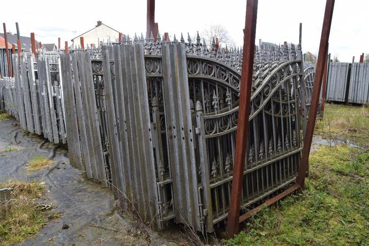 poorten, Tuin en Terras, Tuinpoorten, Nieuw, Draaipoort, IJzer, 150 tot 200 cm, 200 cm of meer, Ophalen