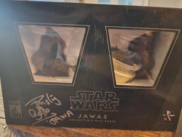 Star Wars Gentle Giant Jawas Mini 2-Pack  Signed by Rusty g  beschikbaar voor biedingen
