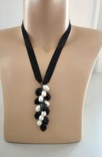 Dames ketting, Handtassen en Accessoires, Kettingen, Verstelbaar, Zwart, Nieuw, Ophalen of Verzenden