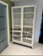 Vitrinekast IKEA zwaar stevig model., Ophalen, Zo goed als nieuw